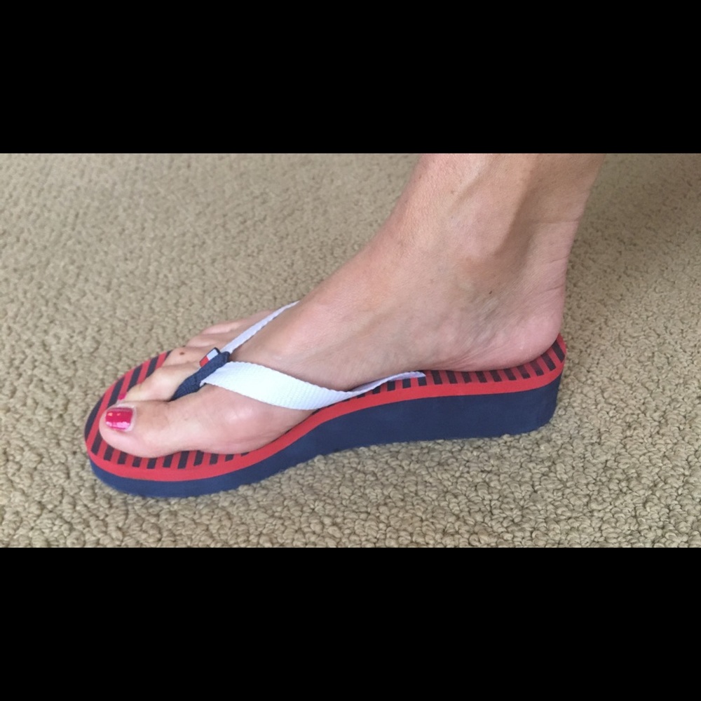 Tommy Hilfiger Platform Flip Flops